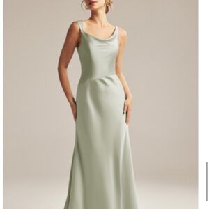 Brand new sage green bridesmaids dress